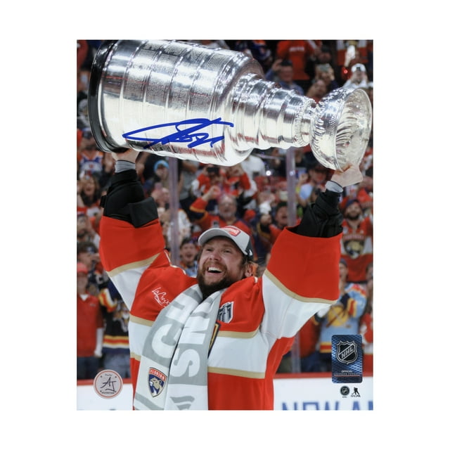 Sergei Bobrovsky Autographed Florida Panthers Stanley Cup 8x10 Photo