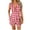 Red, variant on JULMCOMO 2 Piece Sets for Women Plaid Deep V Neck Button Down Summer Tank Tops Color Block Sleeveless Wide Leg Lounge Sets Black L