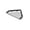 Matte Black, variant on Gatco 1495 Corner 7" Shower Basket, Chrome