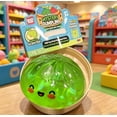 thumbnail image 1 of Super Rare Green Holographic Squishy Dumpling Apple Scented Fidget Toy, 1 of 5