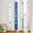 thumbnail image 6 of BKBP Children's Cartoon Baby Kids Growth Chart Record Wood Frame Height Measurement Ruler Wall Sticker Hanging Height Stickers Room Wall Decoration, 6 of 9