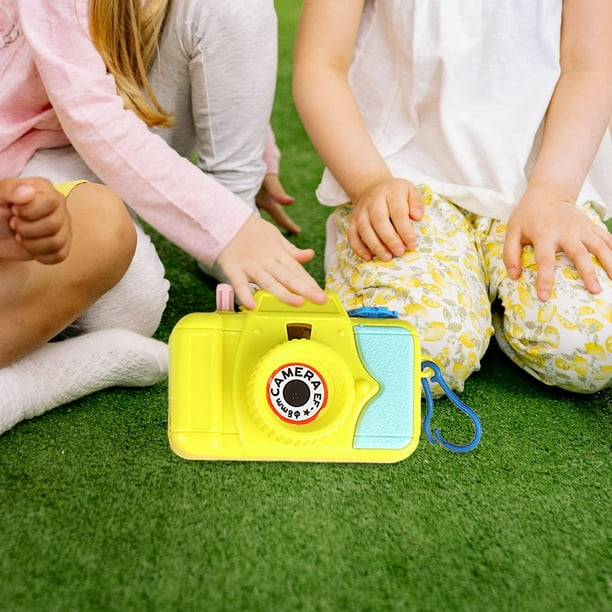 Cámara De Juguete De Madera Para Niños – Cámara De Fotos De Fantasía Con Correa Ajustable, Juego De Rol Educativo Para Peques De 3 A 6 Años
