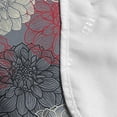 thumbnail image 4 of Dahlia Flower Microwave Oven Cover, Hand Drawn Repeating Big and Small Flowers Motif with Color Element Effects, Water Resistant Organizer with Pockets for Kitchen, 36" x 12", Multicolor, by Ambesonne, 4 of 4