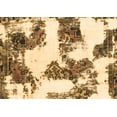 thumbnail image 1 of Ahgly Company Indoor Rectangle Abstract Brown Modern Area Rugs, 8' x 10', 1 of 4