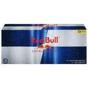 Red Bull Energy Drink, 80mg Caffeine, 8.4 fl. oz., Pack of 12 Cans