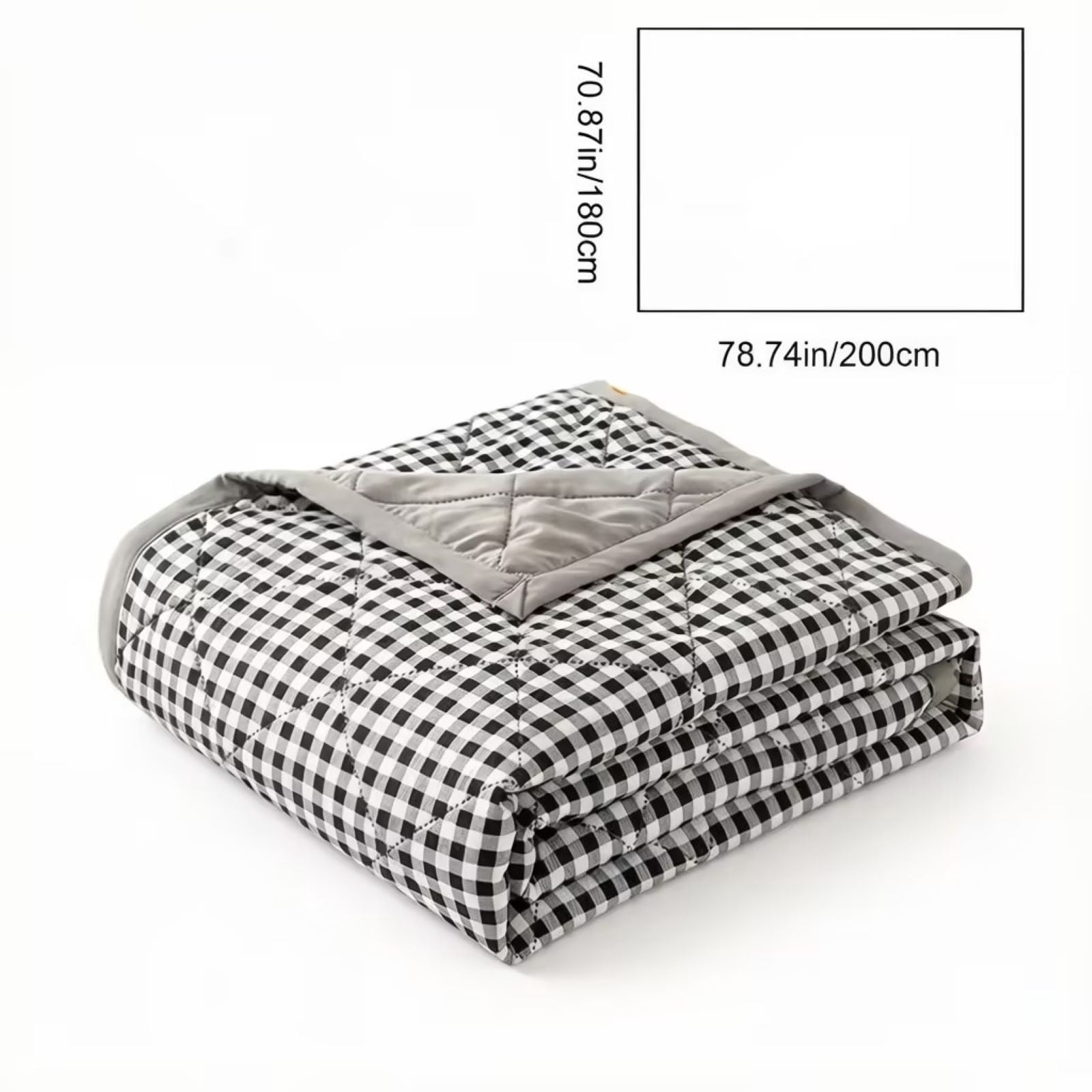 InsCrazy Cooling Comforter Air Conditioning Quilt Washed Cotton Soft Refrigerated Feel For Naked Sleeping Summer Comforter