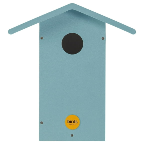 Birds Choice Green Solutions Bluebird House in Lake Blue Recycled Poly-Lumber