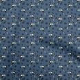 thumbnail image 1 of oneOone Cotton Poplin Blue Fabric Bird Fabric For Sewing Printed Craft Fabric By The Yard 56 Inch Wide, 1 of 5