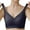 Blue, variant on ,Women's No Underwire V Neck Scalloped Bras Wireless Push up Bra Soft Support Comfort Seamless Bralettes Blue XXL