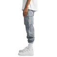 thumbnail image 3 of JoveMarine Mens Cargo Pants, Casual Loose Fit Straight Leg Multi Pocket, Everyday Utility Pants for Men,Gray L, 3 of 7