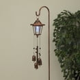 thumbnail image 2 of Gerson 32 in H Solar Lighted Metal Lantern, 2 of 2