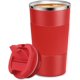 thumbnail image 1 of Taza de viaje reutilizable MACHAO 510 ml 17 * 7 CM Botella de acero inoxidable aislamiento térmico al vacío Rojo, 1 of 5