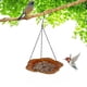 thumbnail image 3 of Bandeja colgante de comedero para pájaros de malla fina - comedero metálico de gran capacidad con cadena ajustable, resistente al óxido para jardín y jardín, 3 of 5