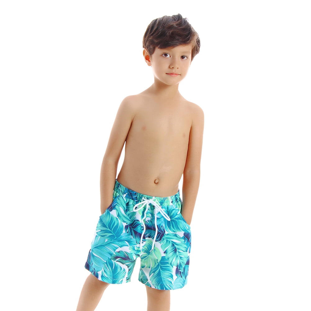 Father And Son Matching Swim Trunks Beachwear Parent-child Swimwear ...
