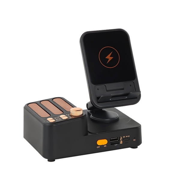 Matsuzay Cargador de altavoz Bluetooth portátil plegable para mayor flexibilidad Sonido de alta Mini y compacto Cables de audio/vídeo