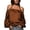 Brown, variant on off Shoulder Tops for Women, Yigetop Women's Satin Blouse off Shoulder Solid Ruffled Elegant Retro Western Shirt Top Elegant Tops for Women Black XL
