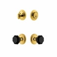 thumbnail image 3 of Grandeur Circulaire Rosette Single Cylinder Knob Combo Pack with Lyon Knob and matching Deadbolt, 3 of 6