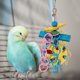 thumbnail image 4 of Juguete para pájaros, Bola de campana de ratán para pájaros, juguete para loros, juguete colgante para loros, rendimiento finamente afinado Jadeshay A, 4 of 8