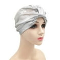 thumbnail image 2 of EnJoCho Sunshade Hat for Women's Cancer Head Hat Cap Ethnic Boho Floral Hair Cover Wrap Turban Headwear Turban Cap, 2 of 2