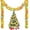 Gold-Multicolor, variant on Dalrosia Christmas Tree Garland, 16.4FT Christmas Prelit Tinsel Garland with Lights 50 LED Hanging Lighted Christmas Garland Xmas Tinsel Garland for Xmas Tree Home Decor