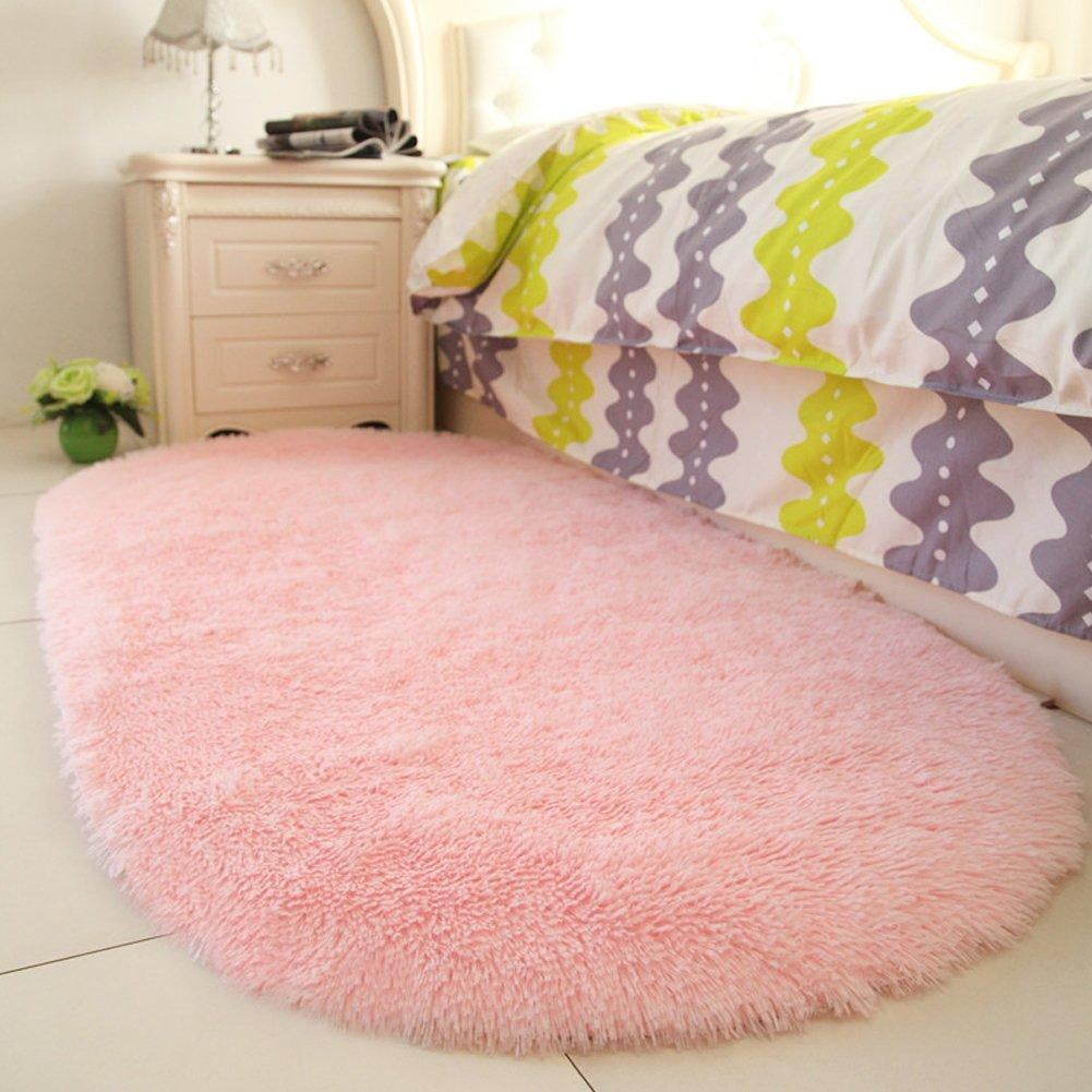 YOH Fluffy Pink Area Rugs for Bedroom Girls Rooms Kids ...