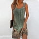 thumbnail image 1 of WILLBEST Vestidos Casuales para Mujer Vestido Tipo Suéter con Botones de Metal y Cuello En V sin Mangas Holgado Informal Liso A La Moda para Mujer Chica, 1 of 3