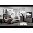 thumbnail image 5 of Global Furniture USA Lisbon Engineered Wood Twin Bed in Dark Gray/Black, 5 of 6