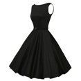 thumbnail image 2 of Lady Plain Vintage Rockabilly Hepburn Robe de Cocktail Robes de Soirée, 2 of 5