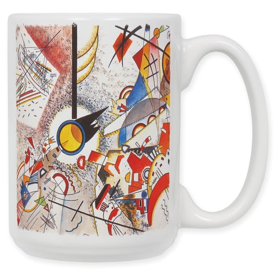 15 Ounce Ceramic Coffee Mug - Kandinsky: Watercolor