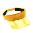 thumbnail image 2 of Visor Cap for Women Wide Brim Sun Protection Hat Adjustable Visor Cap (Yellow One Size), 2 of 9