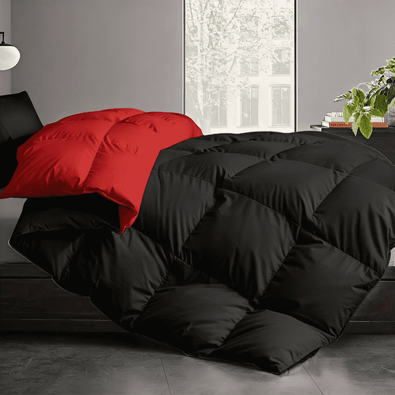 1 Pc Ultra Soft All-Season Duvet Insert - Breathable, Machine Washable, Box Stitch Solid Color Duvet For Cozy Bedroom Comfort
