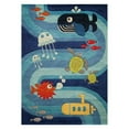 thumbnail image 5 of Furnish My Place Momeni Novelty Animals & Insects Modern Area Rugs, Blue, 8'x10', 5 of 5