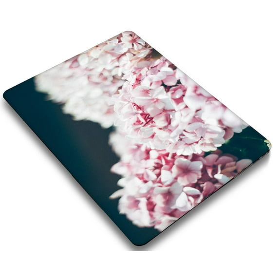 KSK KAISHEK Hard Protective Shell Case Cover for Old Version MacBook Air 13 inchs 2010 - 2017 A1369 & A1466 + Black Keyboard Cover, Flower 1624