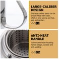 thumbnail image 3 of 1pc Practical Drainer Kettle Stainless Steel Tea Kettle Water Bottle for Restaurant, 3 of 5