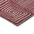 thumbnail image 4 of Addison Rugs Chantille Indoor/Outdoor Transitional Geometric Garnet Washable Round Rug, 8' x 8', 4 of 6