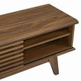 thumbnail image 5 of Modway Render 70" Mid-Century Modern Low Profile Media Console TV Stand, 70 Inch, Walnut Walnut, 5 of 5