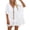 A12-White, variant on Women's Boho Tops Crochet Sweater Dolman Sleeve Beach Cover Up