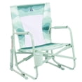 thumbnail image 1 of Open Box GCI Outdoor Beach Rocker Low Profile Foldable Rocking Chair, Wave Green, 1 of 2