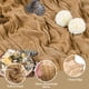 thumbnail image 3 of Camino de mesa Ase'm, 3 piezas, 89 x 305 cm, gasa caqui, 10 pies, 3 of 7