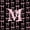 Black Pink M, variant on Manfei Girls Kawaii Bow Personalized Initial K Black Out Curtains,Vintage Polka Dots Curtains Pack of 2 (42x63 Each) for Kids Teens,Ultra Soft Home Decor