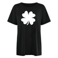 thumbnail image 2 of Fête de la Saint-Patrick Shirt Women Saint-Valentin Day Imprimé Hiver Décontracté Floral Haut Fête de la Saint-Patrick Shirts for Women, 2 of 4