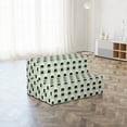 thumbnail image 4 of Abstract Foldable Mattress, Onigiri Japanese Rice Art, 74.8" x 35.4", Pale Green Dark Green, by Ambesonne, 4 of 6