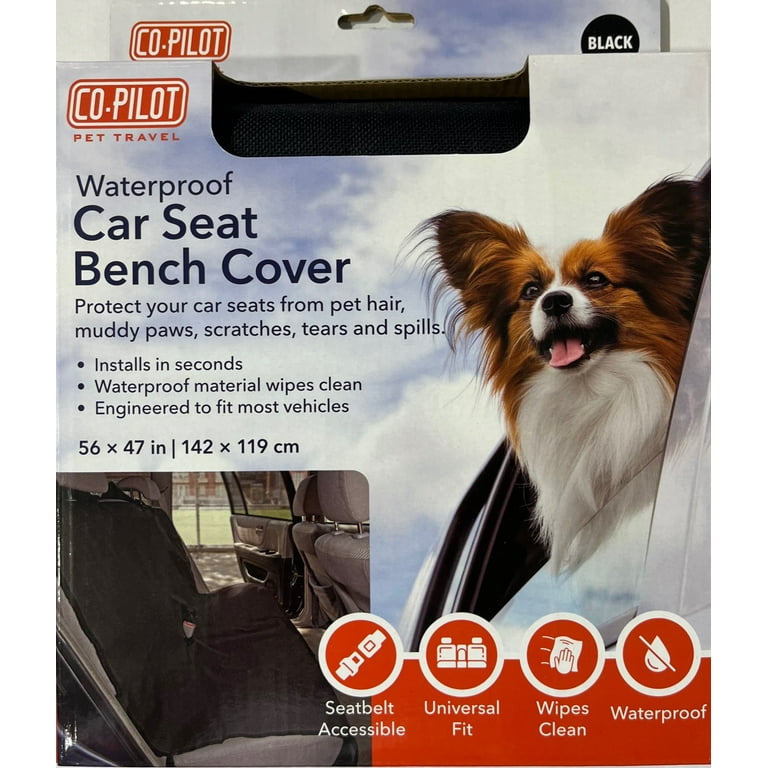 Precious Tails Co Pilot Waterproof Pet Car Seat Bench Cover Dog Walmart