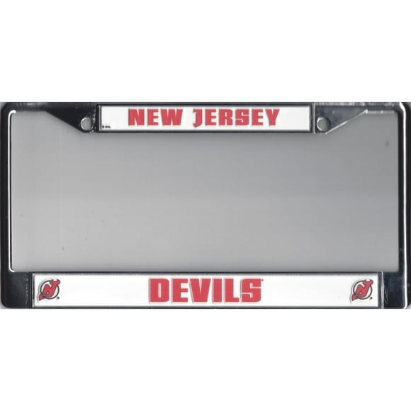 New Jersey Devils Chrome License Plate Frame