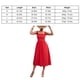 thumbnail image 5 of Vestido De Cuello Cuadrado Vestido Elegante Vestido De Mujer Vestido De Tirantes De Moda Vestido De Correa Elegante Vestido De Cuello Cuadrado De Mujer Vestido De Moda Elegante ANGGREK Rojo S, 5 of 5