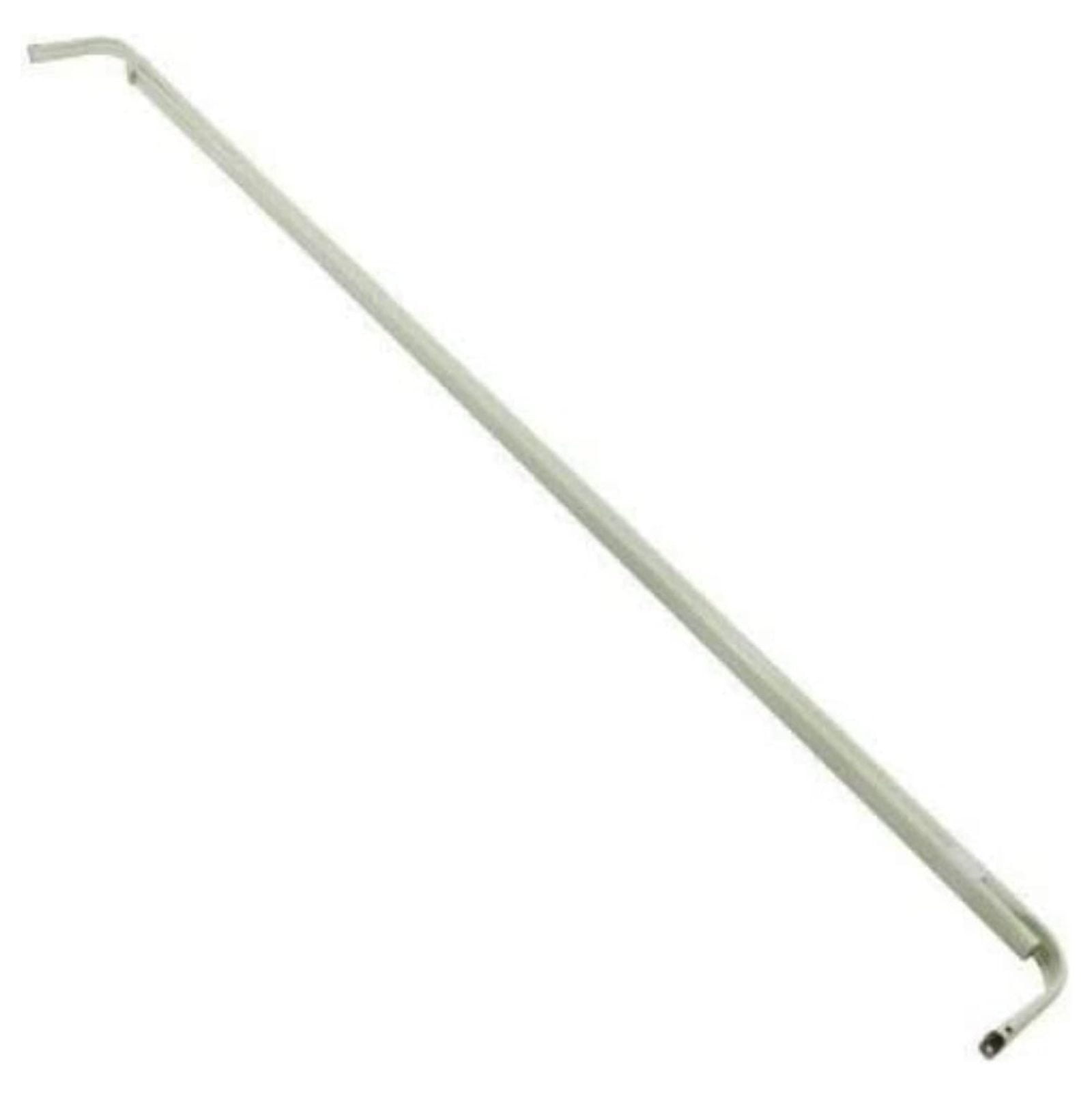 Curtain Rod 28-48 Inch, White Adjustable Window Rods 5 1/2 Inch Projection - Standard Lock Seam Curtain Rod for Medium-Heavy Curtains