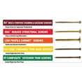 thumbnail image 3 of GRK 772691160775 16077#8 x 2 RT Composite Exterior Trim Screws 725 Count, No Size, Gold, 3 of 4