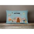 thumbnail image 4 of Caucasian Shepherd Dog Sweet Home Canvas Fabric Decorative Pillow, 4 of 4