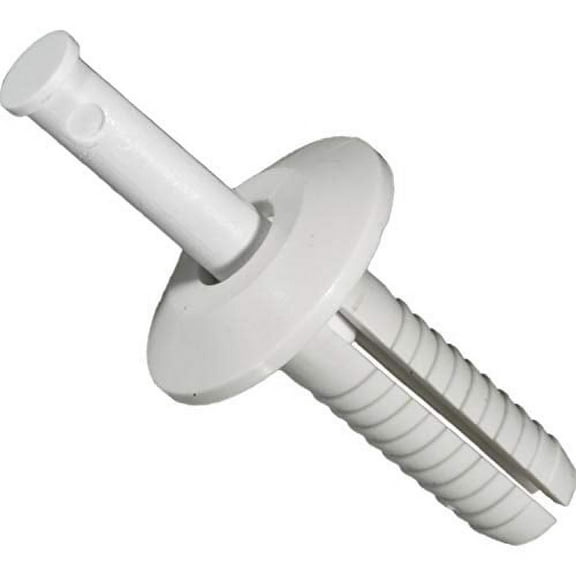 Hard-to-Find Fastener 014973169985 Nylon Truss Nail Drive Anchors, 1/4 x 3/4, Piece-100