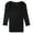 black, variant on Alfani Womens Layered Knit Blouse, Black, X-Small